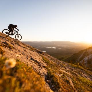 Biking under the midnight sun