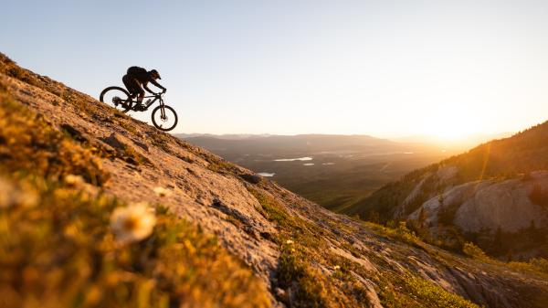 Biking under the midnight sun