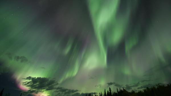 aurora dancing