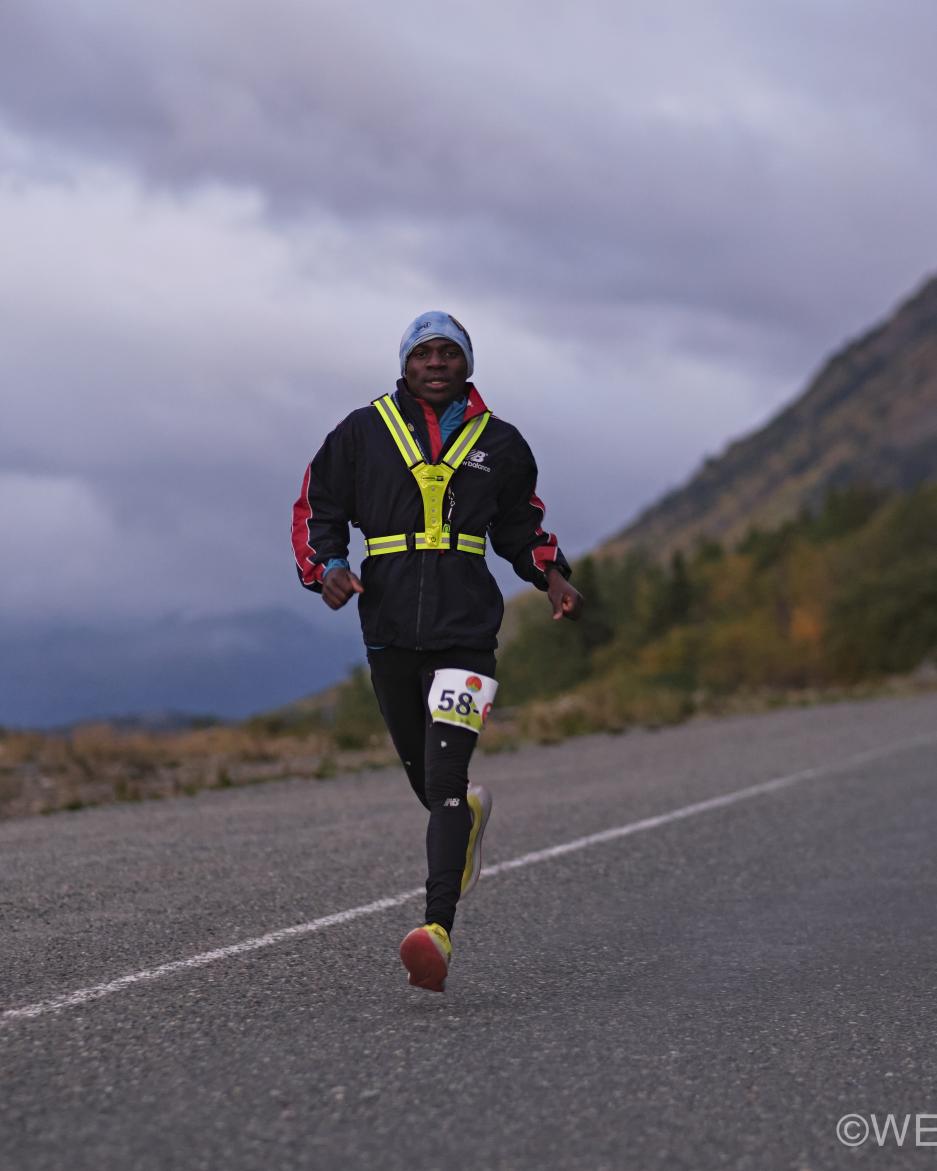 runner on the south klondike highway