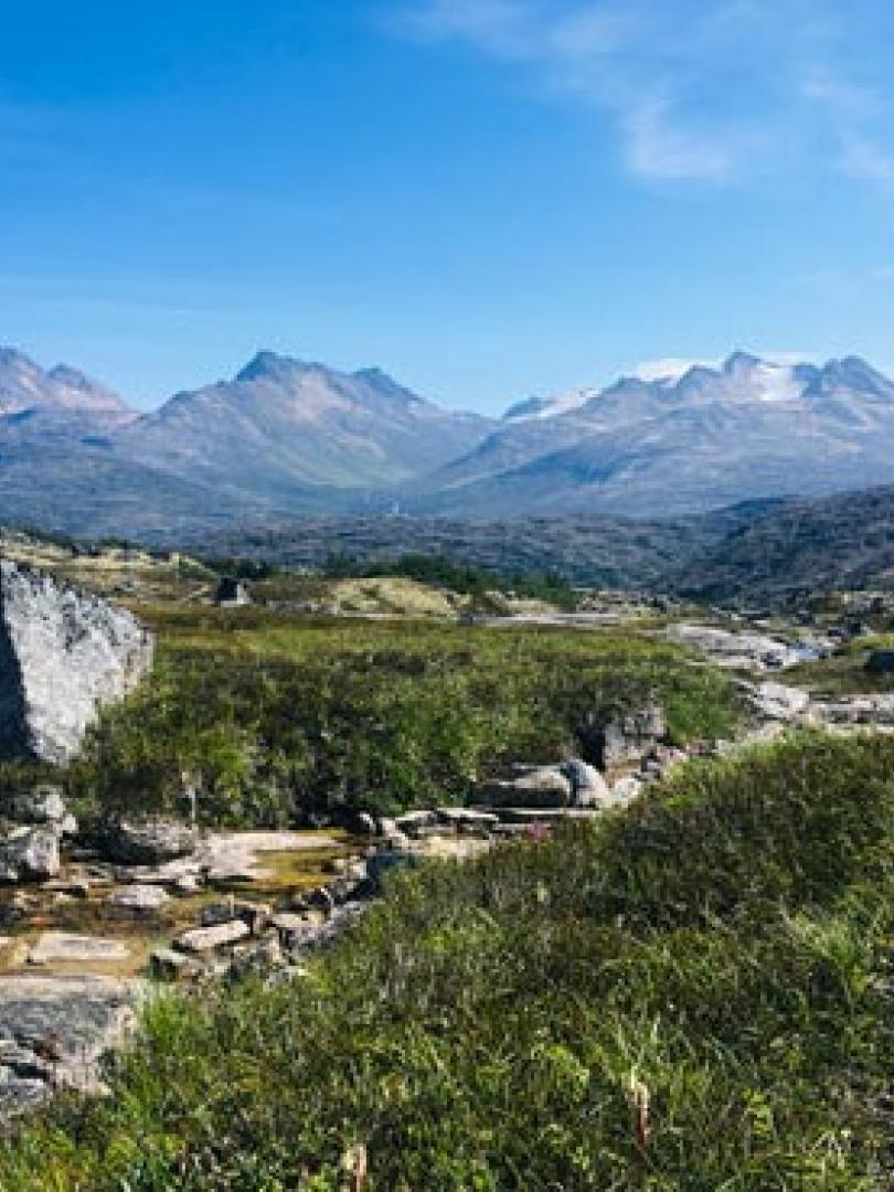 Beautiful mountain hikes