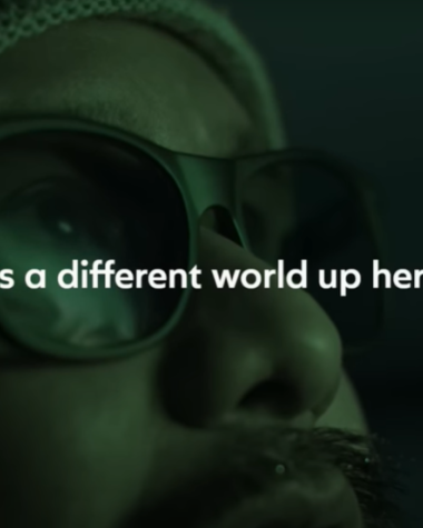 northern lights in colour